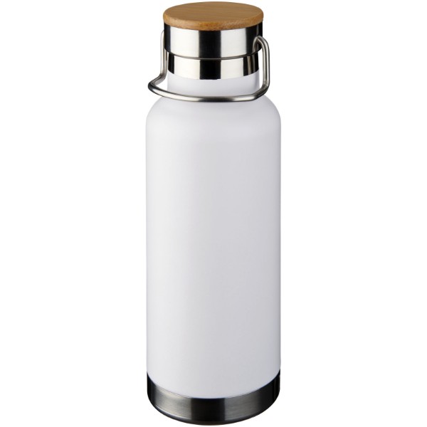 Thor 480 ml copper vacuum insulated water bottle - White