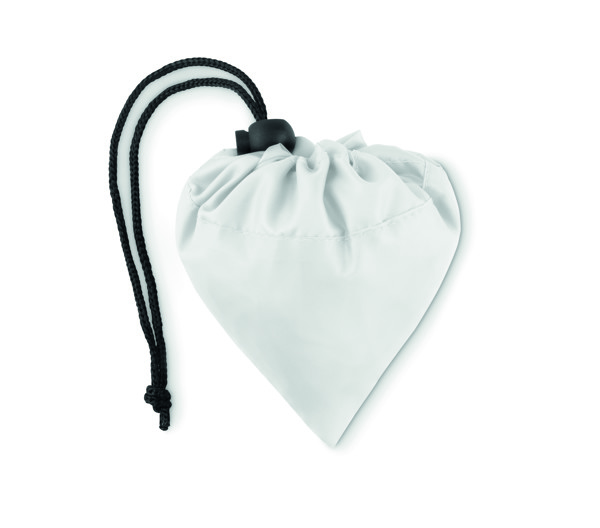 Sacca pieghevole in RPET Foldpet - Bianco