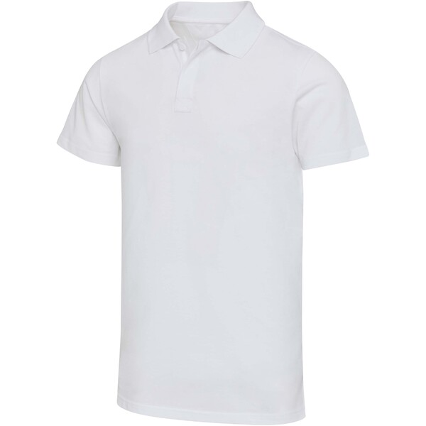 Graphite 180 g/m² unisex OCS organische polo met korte mouwen - Wit / M