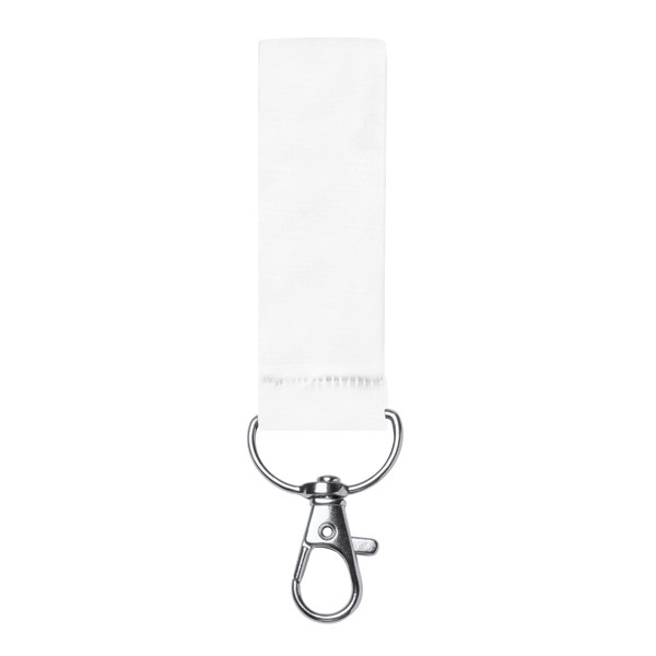 Customised polyester keyring with sublimation strap