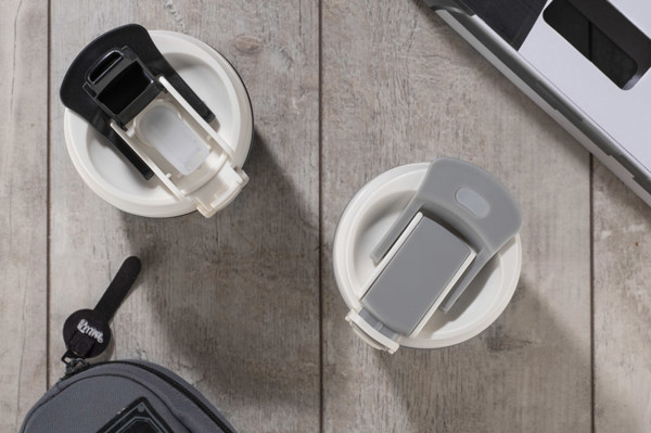 Travel mug DOPPIO 360 ml - grey
