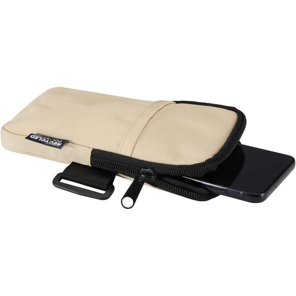 Custodia per borraccia in materiale riciclato certificato GRS Byron - Oatmeal