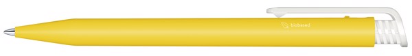 Senator® Super Hit Bio, Push Ball Pen - Yellow Similar PMS 123