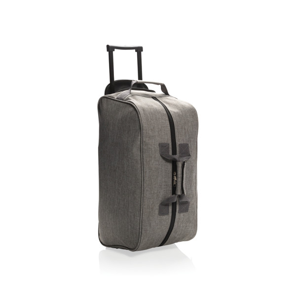 Xd Collection trolley bag, polyester, 55x26x28 cm - Grey