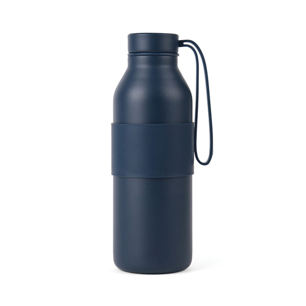 VINGA Bouteille Iso avec dragonne 500ml Niro en acier RCS - Bleu Marine