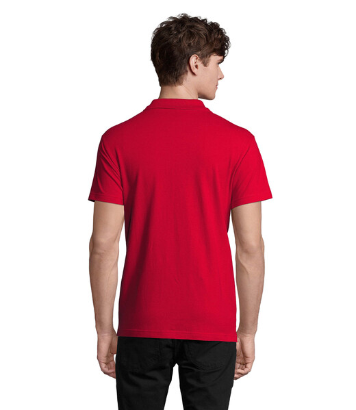 SPRING II  Polo homen  210g - VermelhoXL