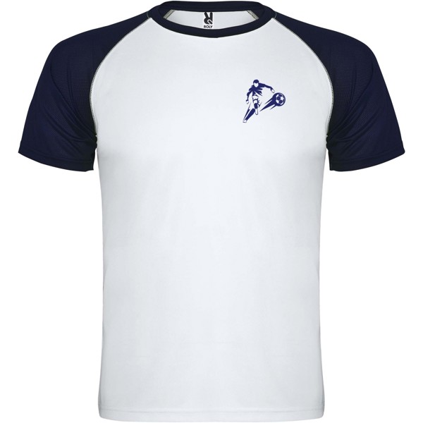 Indianapolis Sport T-Shirt für Kinder - weiss / Navy Blue / 4