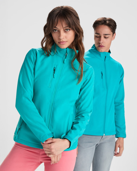 Softshell Nebraska Woman - AGUAMARINA / 2XL