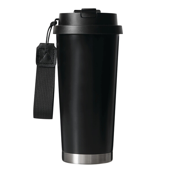 Vákuovo izolovaný cestovný hrnček Mug2go - Čierna