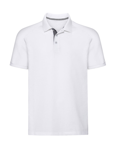 Men's Hd Raglan Polo - White / XS