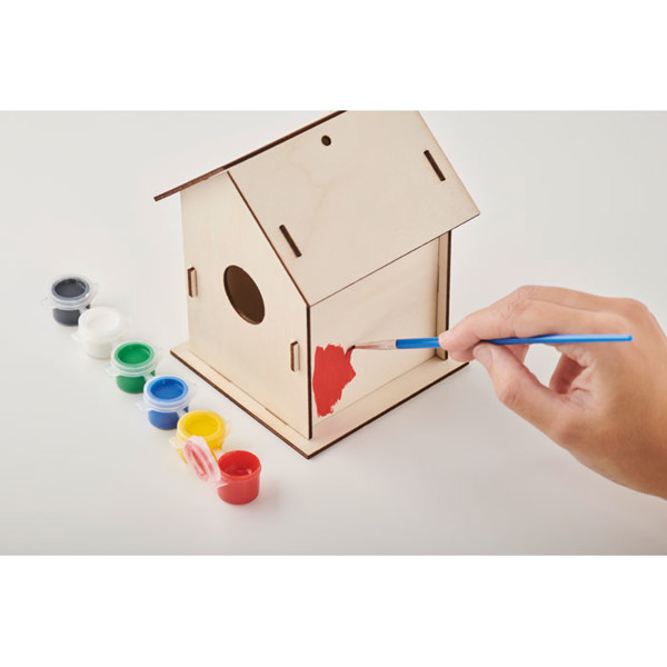 DIY wooden bird house kit Painthouse