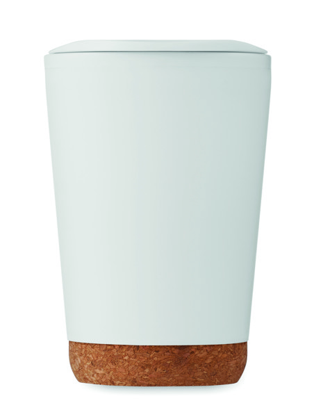 Doppelwandiger Becher 300 ml Co - Weiß