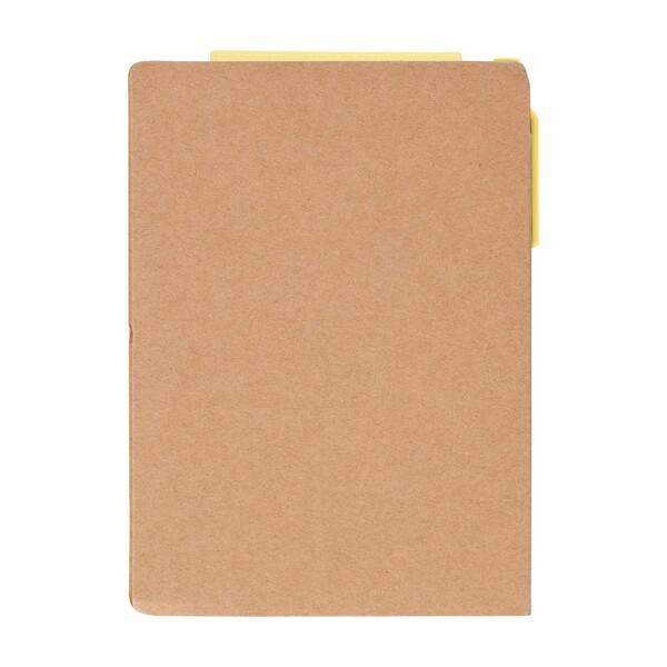 Notebook Quillo | Recycled cardboard | A6 | Blank - yellow