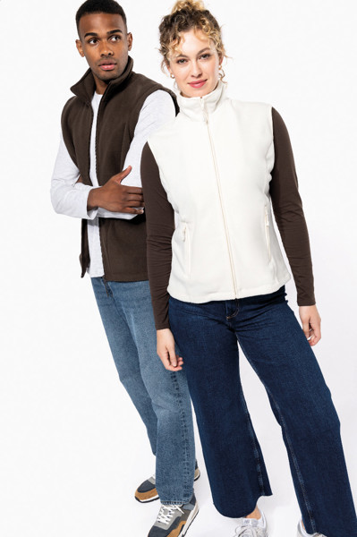 Fleece Bodywarmer Vest KA913 - White / L