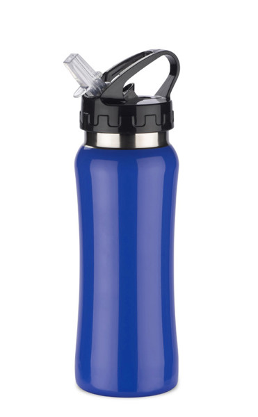 Bidon stalowy PATRO 600 ml - Niebieski