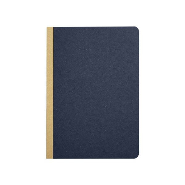 Carnet A5 carton recyclé GOCAR12 - bleu marine