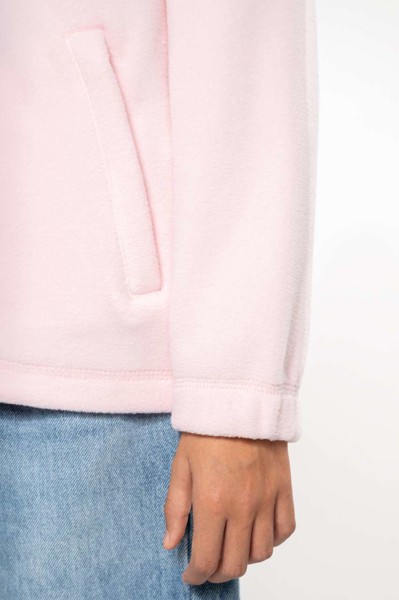 Kids' Full Zip Fleece Jacket - Black / 10/12