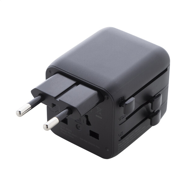 Adaptor de călătorie RPC Jetsetter Pico - Negru