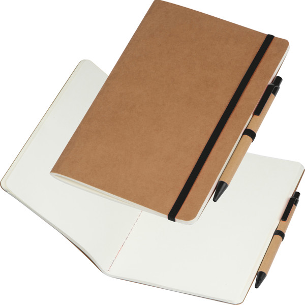 Notebook with ball pen CHLOE - Black