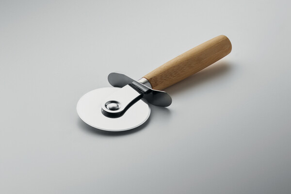 Bamboo pizza board & cutter Napolitana