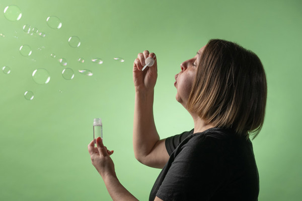 Soap bubbles BUBBLES, 30 ml - white