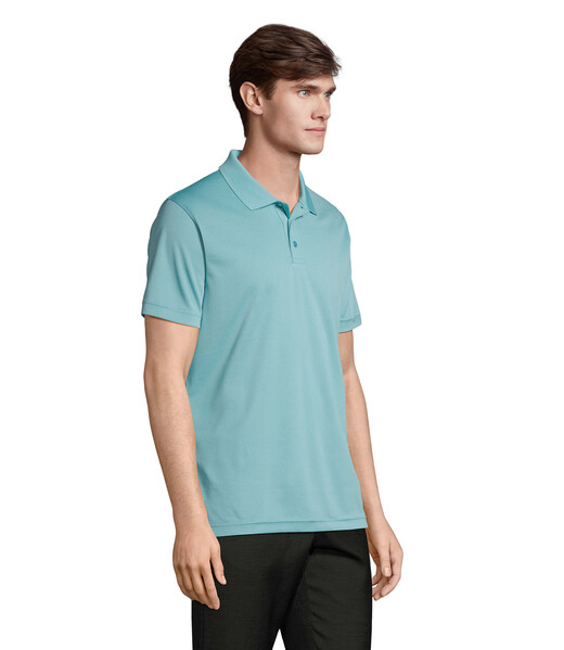 PITCHER UNISEX POLO - Pool BlueXS