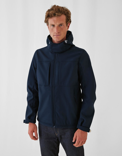 Hooded Softshell / Men - White / S