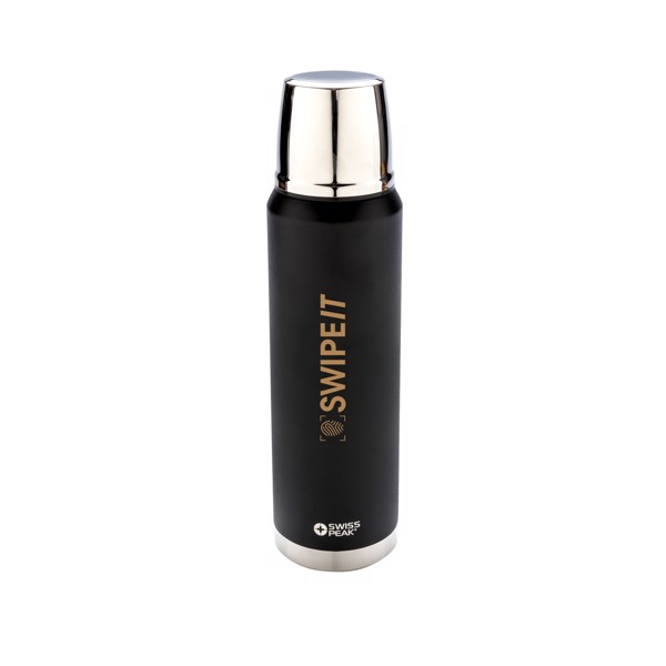 Swiss Peak Elite 1L copper vacuum flask