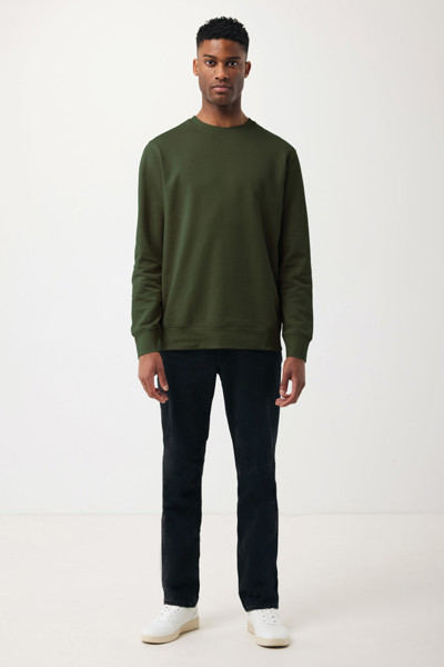 Lehká mikina Iqoniq Etosha z recykl. bavlny - Khaki / XXXL
