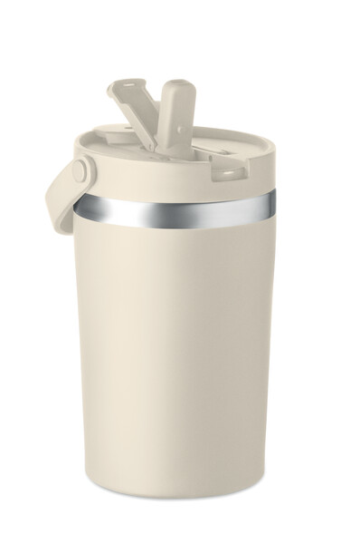 Dvojstenný pohár 350 ml Cozycup - Béžová