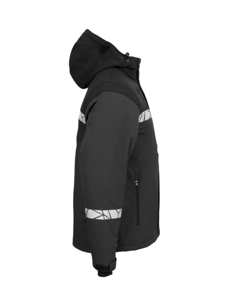 7413 SOFTSHELL JKT PADDED PGL Grey/Black S