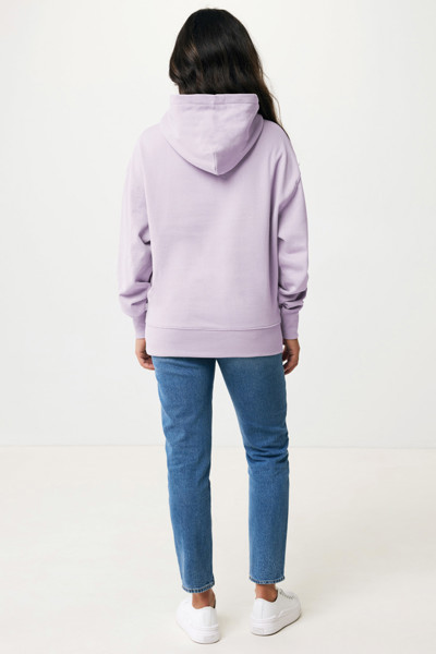 Sweat à capuche en coton recyclé Iqoniq Yoho - Lavender / XS