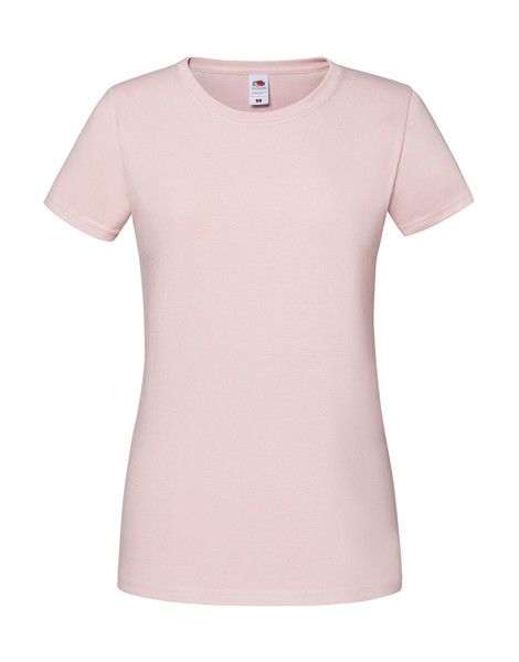 Ladies' Iconic 195 Ringspun Premium T - Powder Rose / S