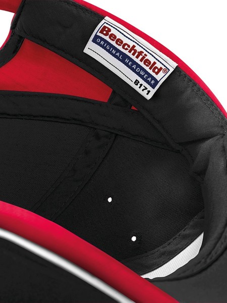 Teamwear Competition Cap - Black / Classic Red / White