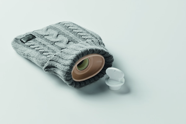 Hot water bottle 400ml Toasty - Grey