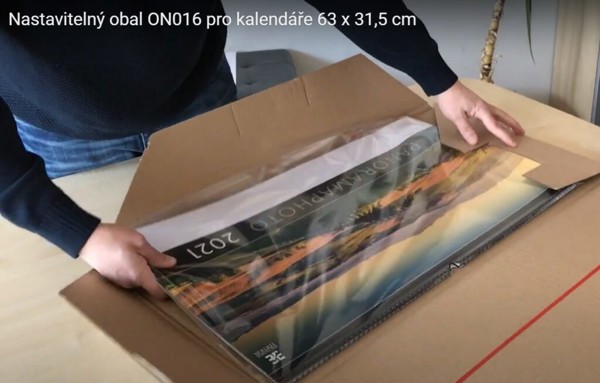 Nastavitelný lepenkový obal pro 2 rozměry