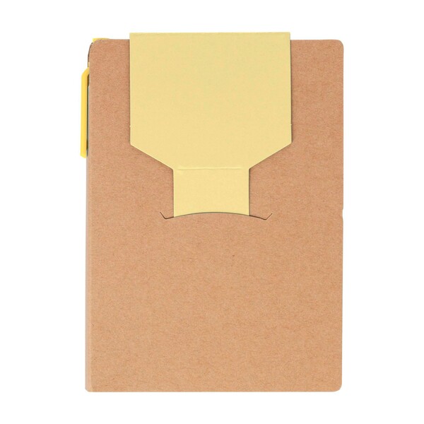 Notebook Quillo | Recycled cardboard | A6 | Blank - yellow