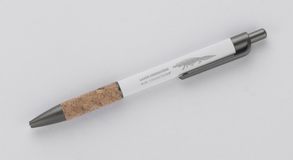 Ball pen KUBOD - white