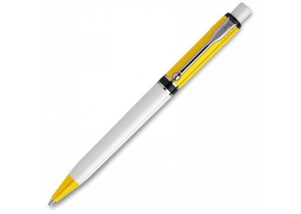 Ball pen Raja Colour hardcolour - Yellow / White