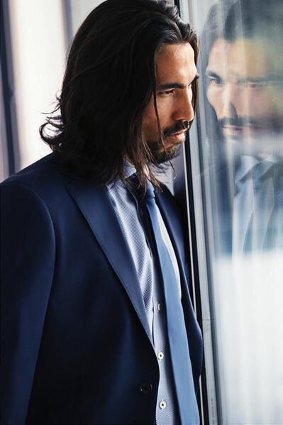J.H&F Tie plain Brown