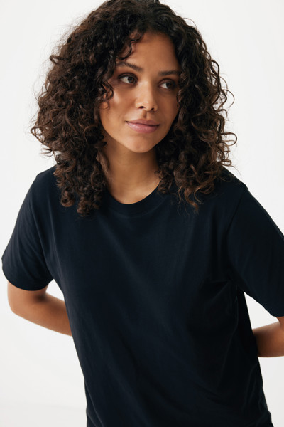 T-shirt coupe décontractée en coton recyclé IQONIQ Kakadu - Noir / XXL