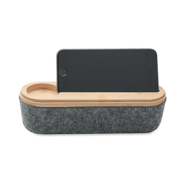 Mile pencil case bamboo lid, phone holder