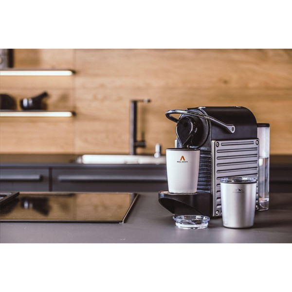Espresso-to-Go Mug RCS Recycled Steel 170 ml - argenté