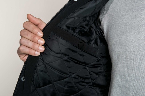 Men's Hooded Softshell Lined Parka - Titanium / XL
