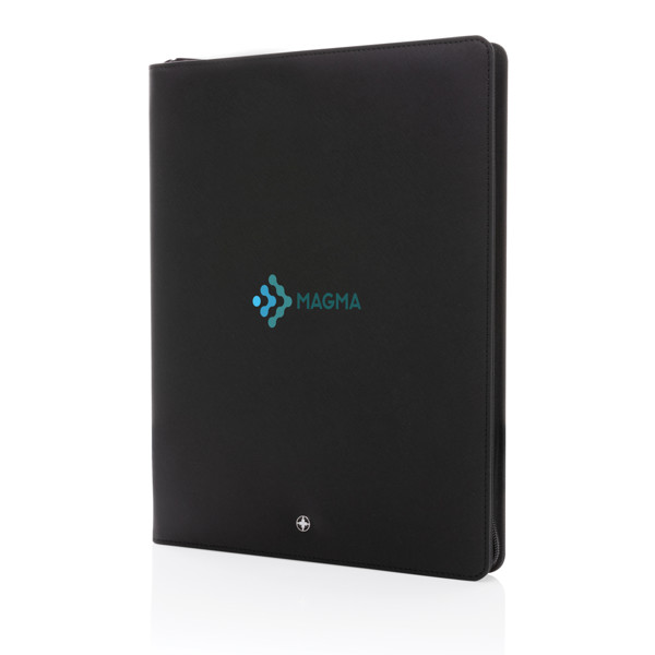 Swiss Peak A4 portfolio, recycled PU, stone paper