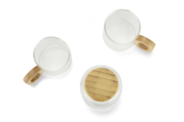 Drink set with bamboo elements TRINKLA
