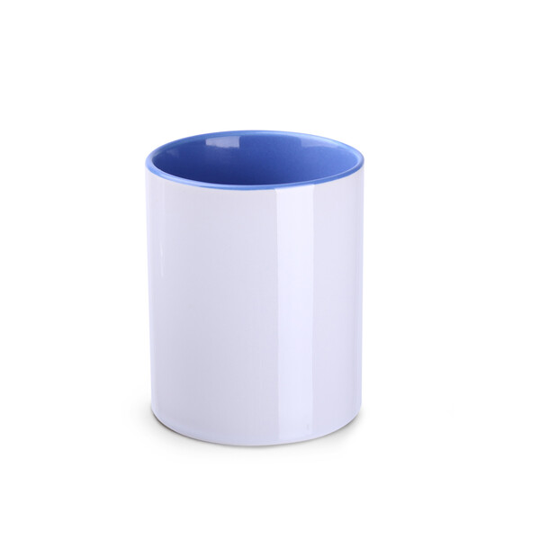 Sublimation mug Tomek Art Duo 300ml white/reflex blue