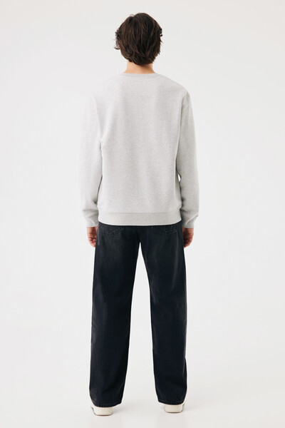 Mikina IQONIQ Torla z recyklované bavlny - Light Heather Grey / XL