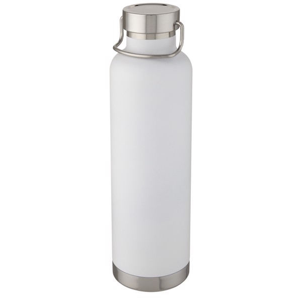 Thor 1 L copper vacuum insulated sport bottle - White