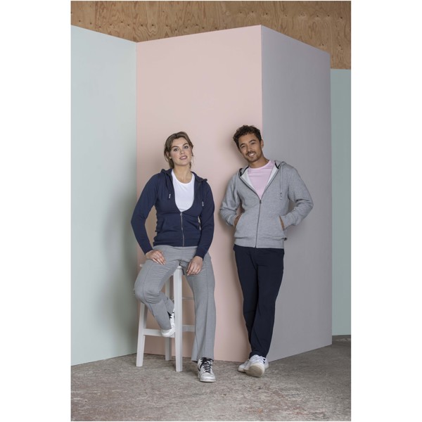 Felpa con cappuccio e cerniera da unisex da 300 g/m² Arora - Verde foresta / L